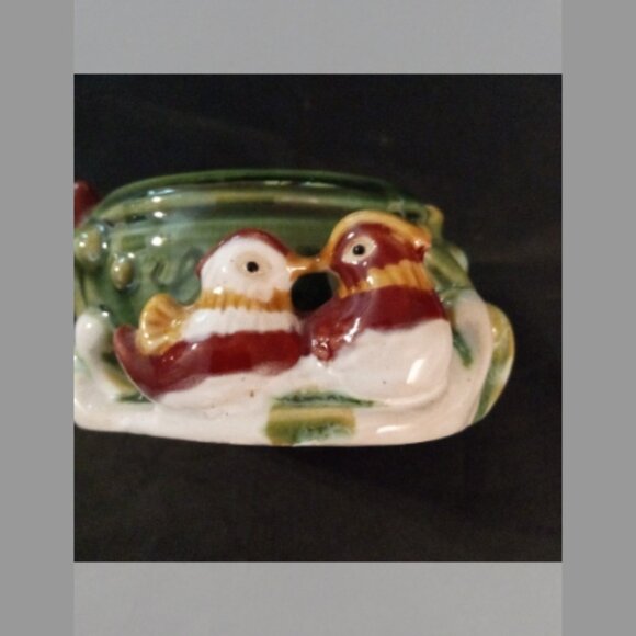 Fisherman Fortune  Wood Ducks Planter - Picture 1 of 7